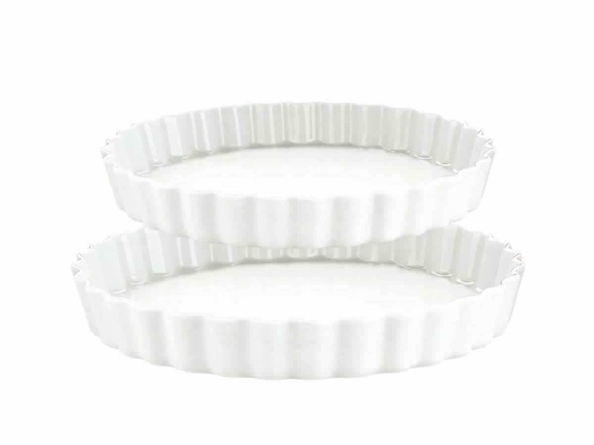 Pillivuyt Serie Originale Tærteformsæt Dia 24/27 cm 2 dele Hvid