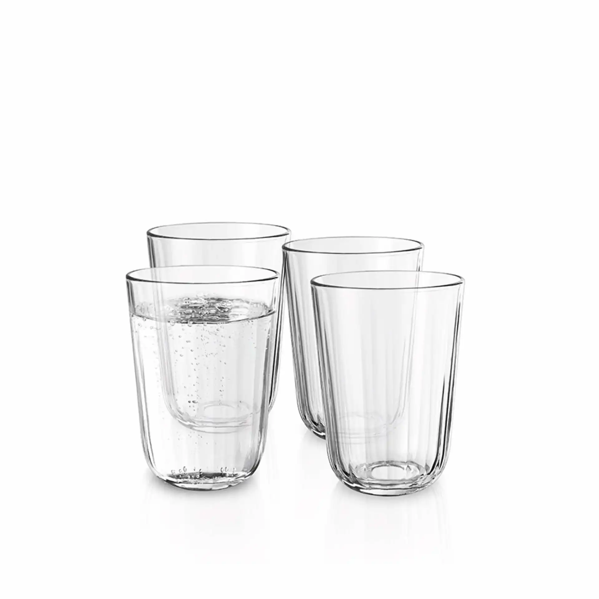 Facet drikkeglas 4 stk. 34 cl.