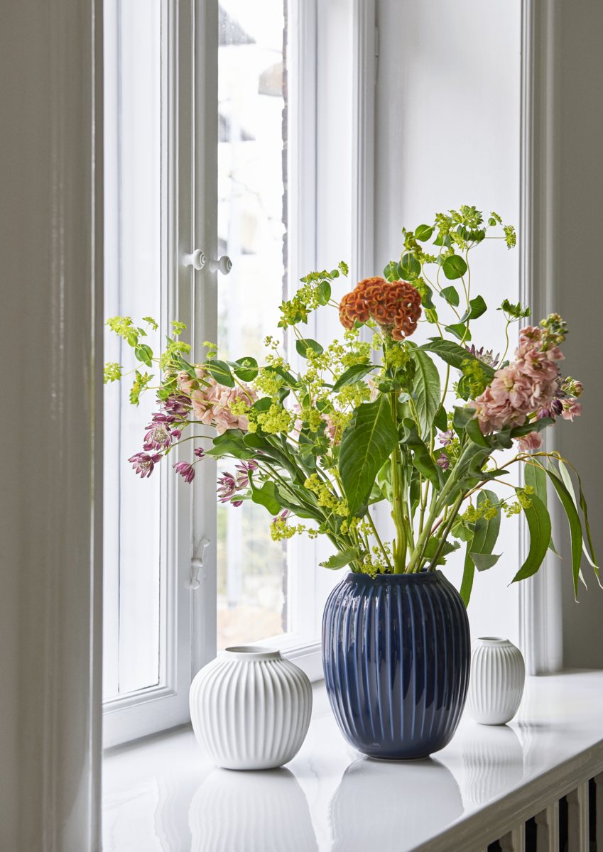Hammershøi Vase H21 indigo (18185)